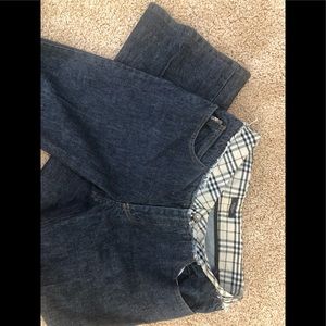 Vintage Burberry Bell bottom Jean !!  USA size 6